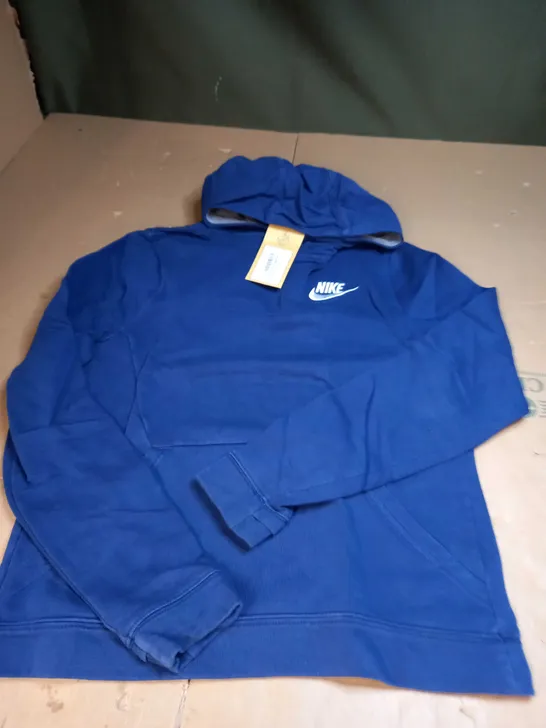 NIKE BLUE HOODIE SIZE M 