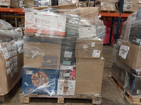 PALLET OF APPROXIMATELY 30 UNPROCESSED RAW RETURN HOUSEHOLD AND ELECTRICAL GOODS TO INCLUDE;