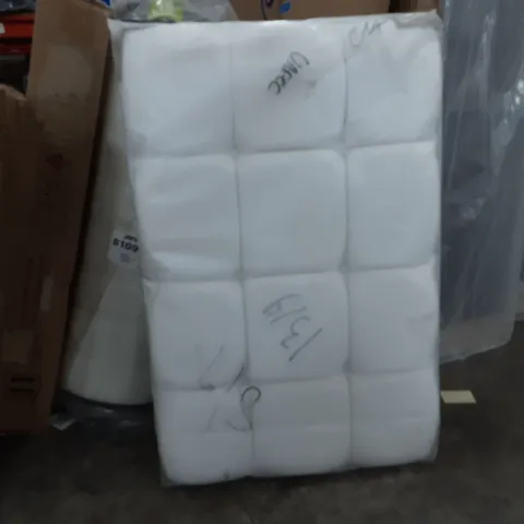 WRAPPED SINGLE UPHOLSTERED HEADBOARD IN WHITE 