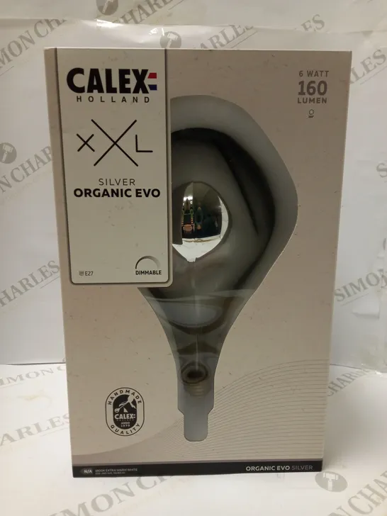 CALEDX ORGANIC EVO SILVER LED LAMP 6W 160LM 1800K DIMMABLE BULB