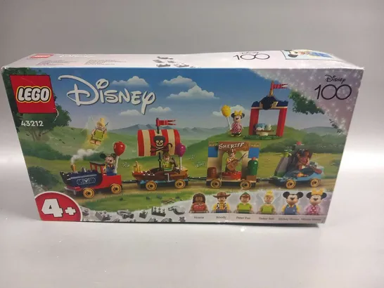 BOXED LEGO DISNEY 43212 CELEBRATION TRAIN