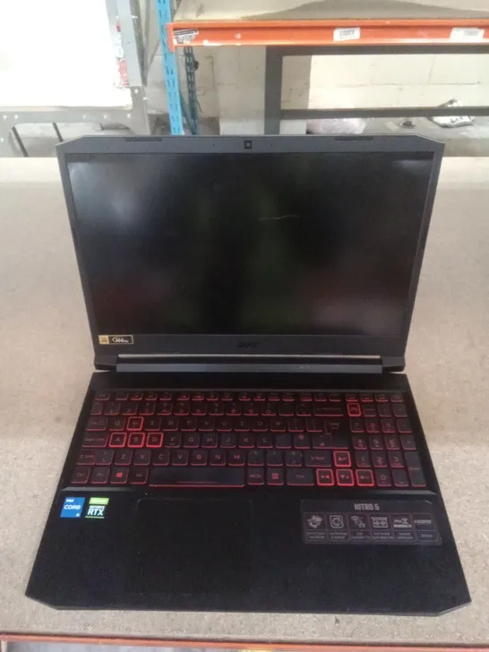 PACKAGED ACER NITRO 5 GAMING LAPTOP - BLACK/RED