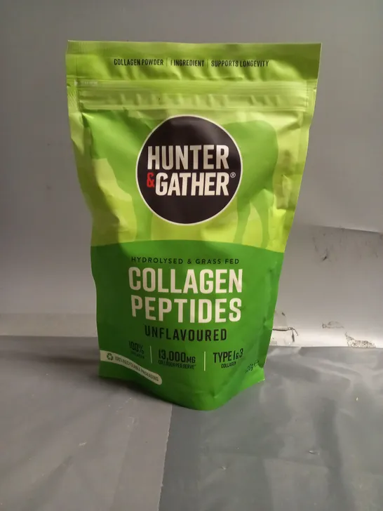 HUNTER & GATHER COLLAGEN PEPTIDES UNFLAVOURED 400G 