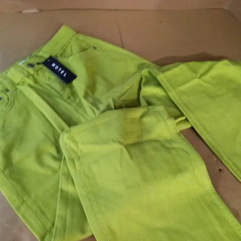 MOTEL PARALLEL JEANS IN GREEN OASIS - 31/M