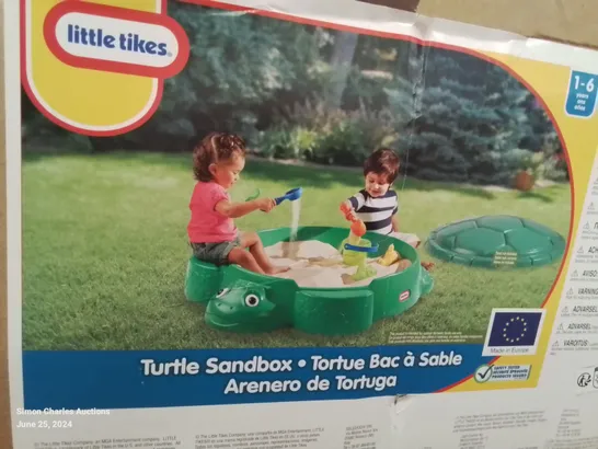 BOXED LITTLE TIKES TURTLE SANDBOX - COLLETION ONLY RRP £49