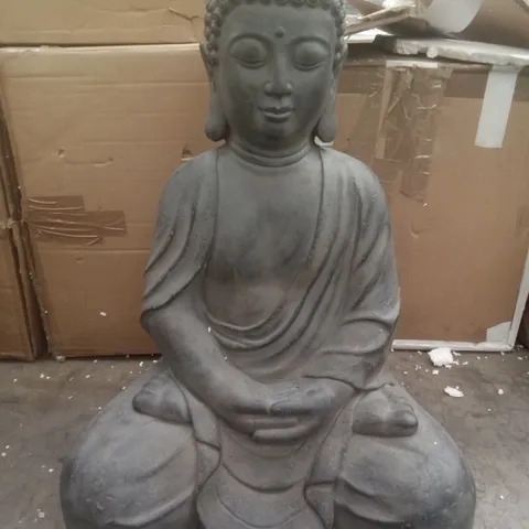 BOXED LARGE SITTING BUDHA FIGURE