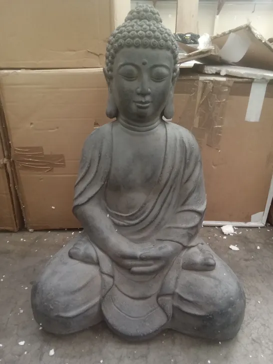 BOXED LARGE SITTING BUDHA FIGURE