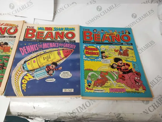 COLLECTION OF ASSORTED BEANO COMICS FROM 1989