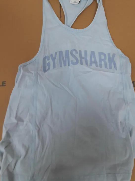 GYMSHARK DENIM STYLE TANK TOP - SIZE XS 