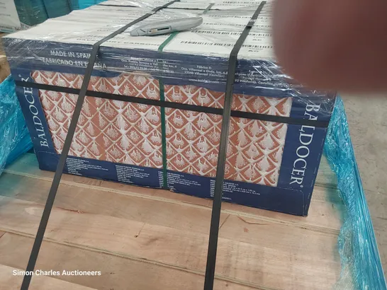 PALLET OF 49 BALDOCER DAVENPORT CARBONE SPANISH TILES EACH 300 × 600mm 8.8sq m