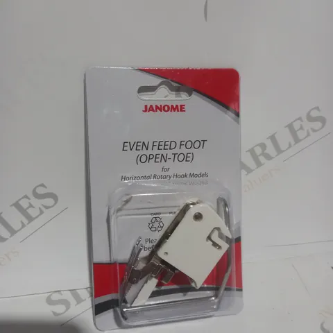 JANOME EVEN FEED FOOT STANDARD OPEN TOE CATEGORY B