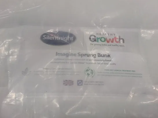 QUALITY BAGGED SILENTNIGHT HEALTHY GROW KIDS SPRUNG BUNK 2'6" MATTRESS