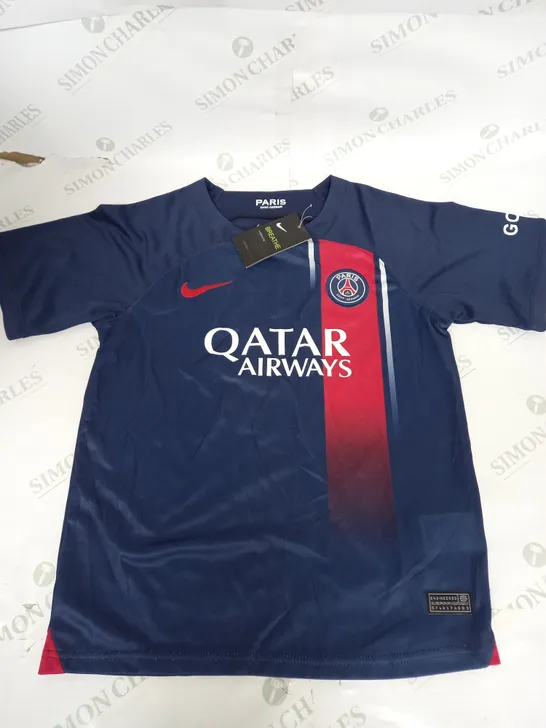 PSG FC HOME SHIRT WITH MBAPPE 7 SIZE 28