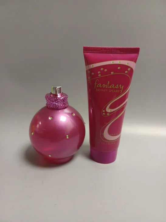 BRITNEY SPEARS FANTASY 100ML EAU DE PARFUM AND BODY SOUFFLE RRP £21