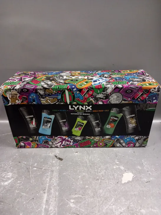 BOXED LYNX ULTIMATE SQUAD BODYWASH COLLECTION 7X225ML