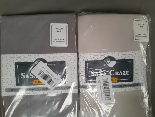 BOX OF APPROXIMATELY 15 ASSORTED SASA CRAZE BEDDING ITEMS IN VARIOUS STYLES AND COLOURS