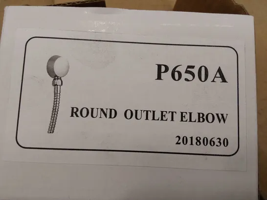 CASE OF APPROXIMATELY 50 ROUND OUTLET ELBOWS P650A