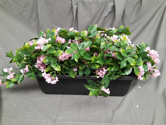 GARDEN REFLECTIONS FAUX CREPE MYRTLE PRE-LIT TRAILING WINDOW BOX