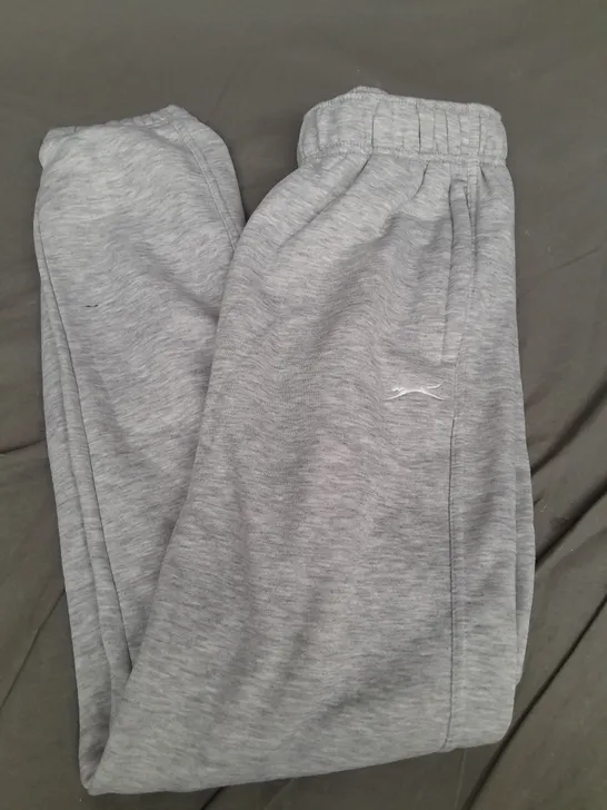 SLAZENGER SIAZ FLEECE PANTS IN GREY MARL - MEDIUM