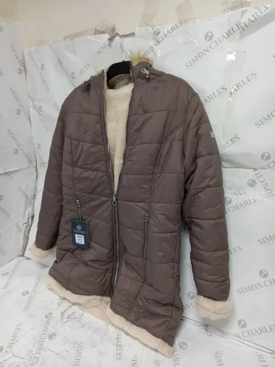 REGATTA PADDED WOMENS WINTER JACKET BROWN SIZE 16