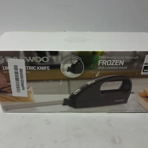 BOXED AND SEALED DAEWOO 180W ELECTRIC KNIFE