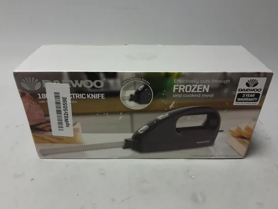 BOXED AND SEALED DAEWOO 180W ELECTRIC KNIFE