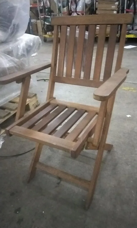 WOODEN GARDEN CHAIR