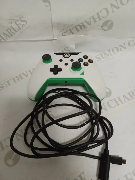 PDP NEON WHITE XBOX WIRED CONTROLLER