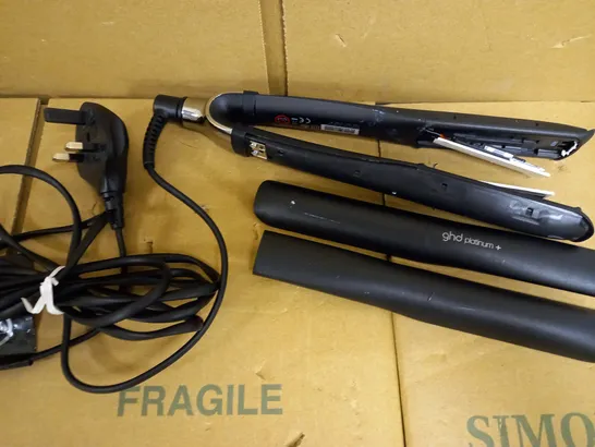 GHD PLATINUM+ STYLER BLACK PROFESSIONAL SMART HAIR STRAIGHTENERS