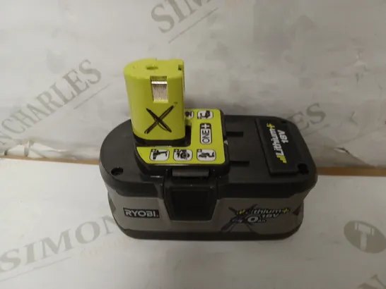 RYOBI RB18L40 18V ONE+ LITHIUM+ 4.0AH BATTERY