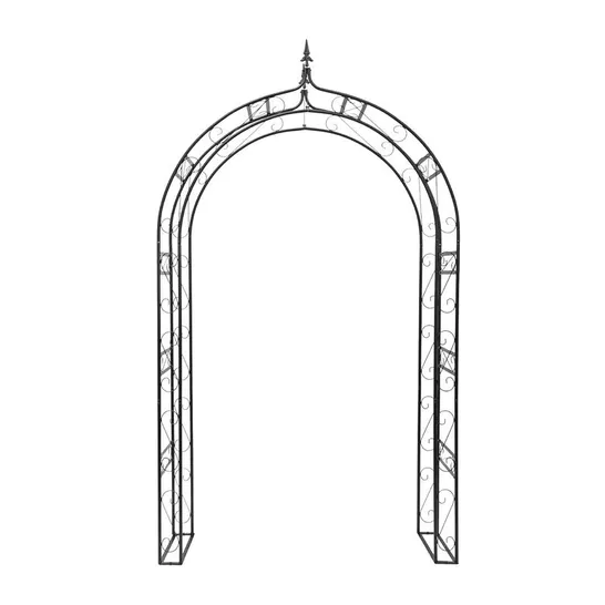 BOXED CROWELL 138CM W X 35.5CM D IRON GATE (1 BOX)