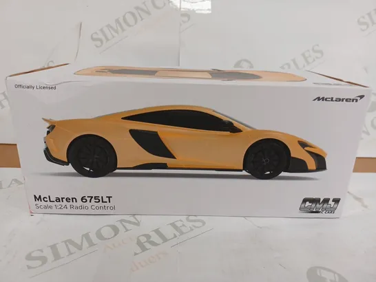 BOXED CMJ MCLAREN 675LT SCALE 1:24 RADIO CONTROL