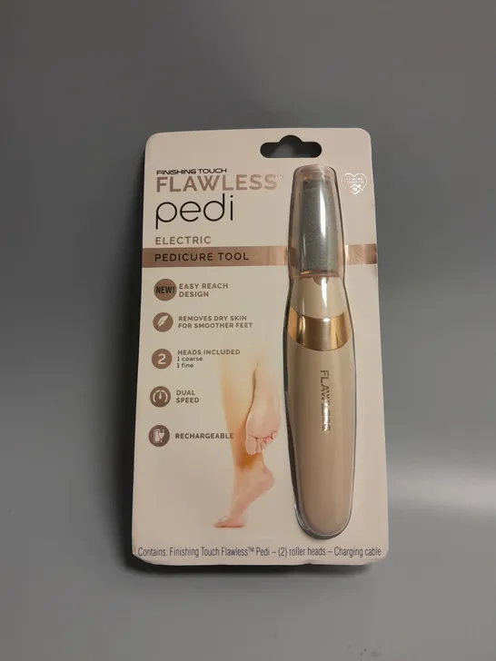 SEALED FLAWLESS FINISHING TOUCH PEDI ELECTRIC PEDICURE TOOL 