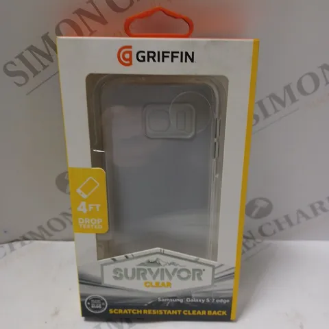 APPROXIMATELY 10 BOXED GRIFFIN SURVIVOR CLEAR PROTECTIVE PHONE CASES FOR SAMSUNG GALAXY S7 EDGE 