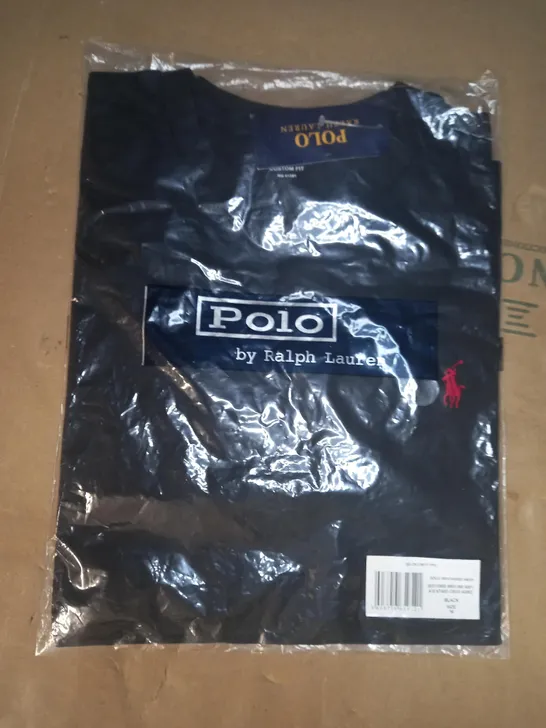 RALPH LAUREN POLO SHIRT IN BLACK SIZE M