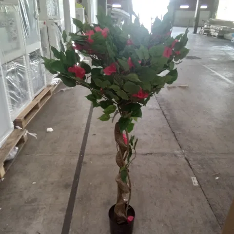 BOXED 120CM ARTIFICIAL BOUGAINVILLEA TOPIARY