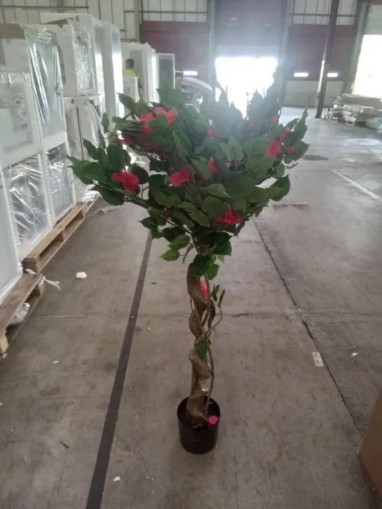 BOXED 120CM ARTIFICIAL BOUGAINVILLEA TOPIARY