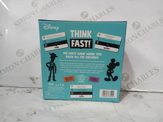 RIDLEY'S GAMES DISNEY THINK FAST PARTY GAME