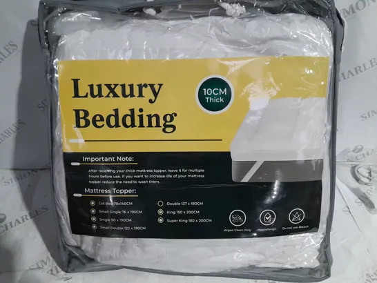 LUXURY BEDDING TOPPER 137X190CM 