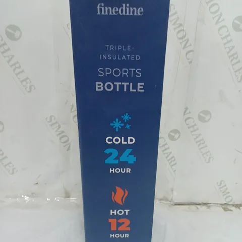 BOXED FINE DINE TRIPLE VACUUM INSULATED SPORTS DRINKING BOTTLE 1180ML