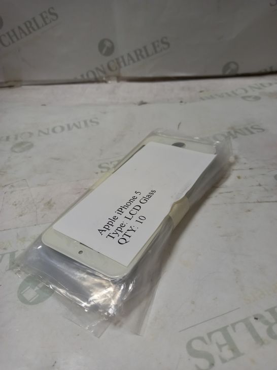 LOT OF 10 IPHONE 5 LCD GLASS SCREENS