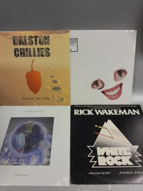 APPROXIMATELY 15 ASSORTED VINYLS TO INCLUDE RICK WAKEMAN, DALSTON CHILLIES, HEX DEALER ETC 