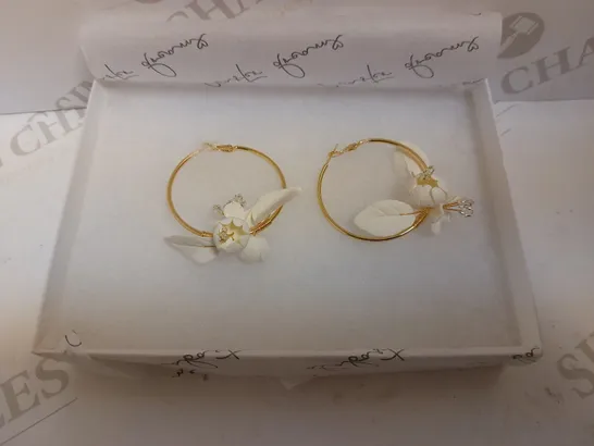 BOXED ALABASTER DREAM ARTISANAL BRIDAL EARRINGS