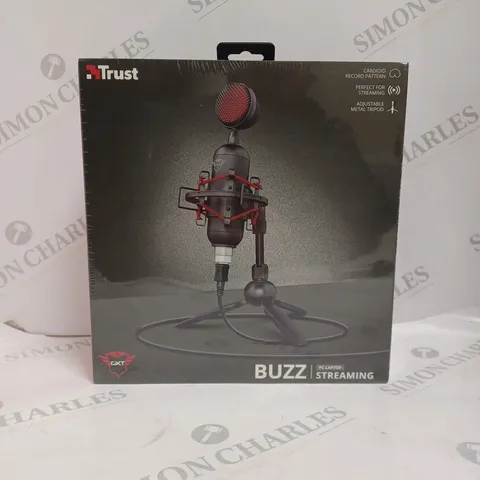 BOXED SEALED TRUST GXT 244 BUZZ PC LAPTOP STREAMING MICROPHONE	