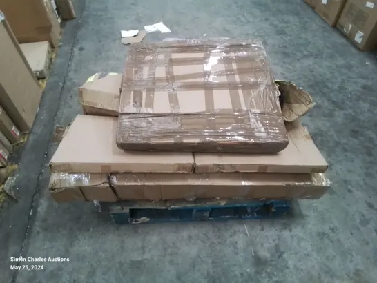 A PALLET OF VARIOUS FURNITURE PARTS 