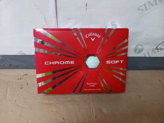 CALLAWAY CHROME SOFT GOLF BALLS 