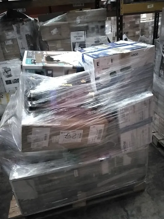 PALLET OF APPROXIMATELY 12 UNPROCESSED RAW RETURN HOUSEHOLD AND ELECTRICAL GOODS TO INCLUDE;