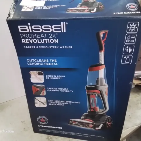 BOXED BISSELL PROHEAT 2X REVOLUTION CARPET & UPHOLSTERY WASHER