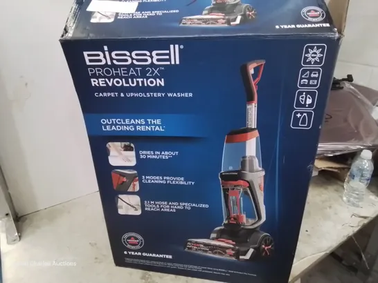 BOXED BISSELL PROHEAT 2X REVOLUTION CARPET & UPHOLSTERY WASHER