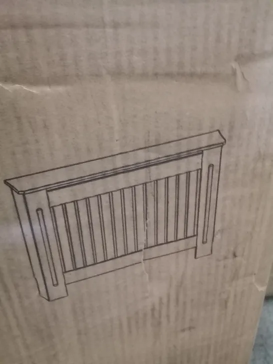 BOXED CASTILE RADIATOR COVER WHITE 